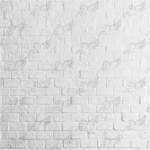 White Brick Vinil Premium Personalizado 4x0 Laminação Brilho ou Fosco Corte Reto 